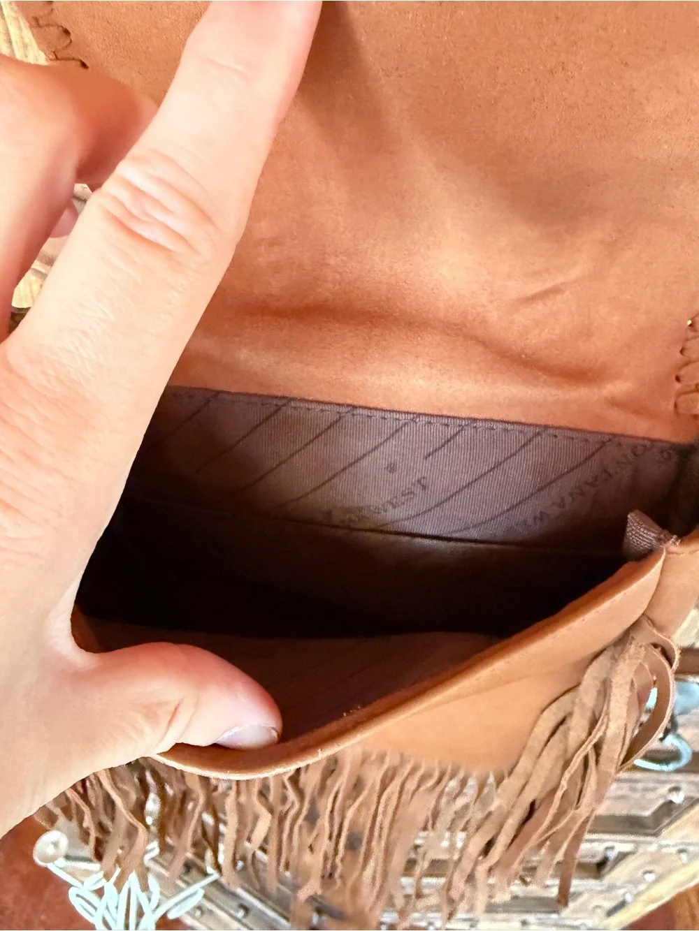 Montana West Fringe and Cowhide Crossbody Bag